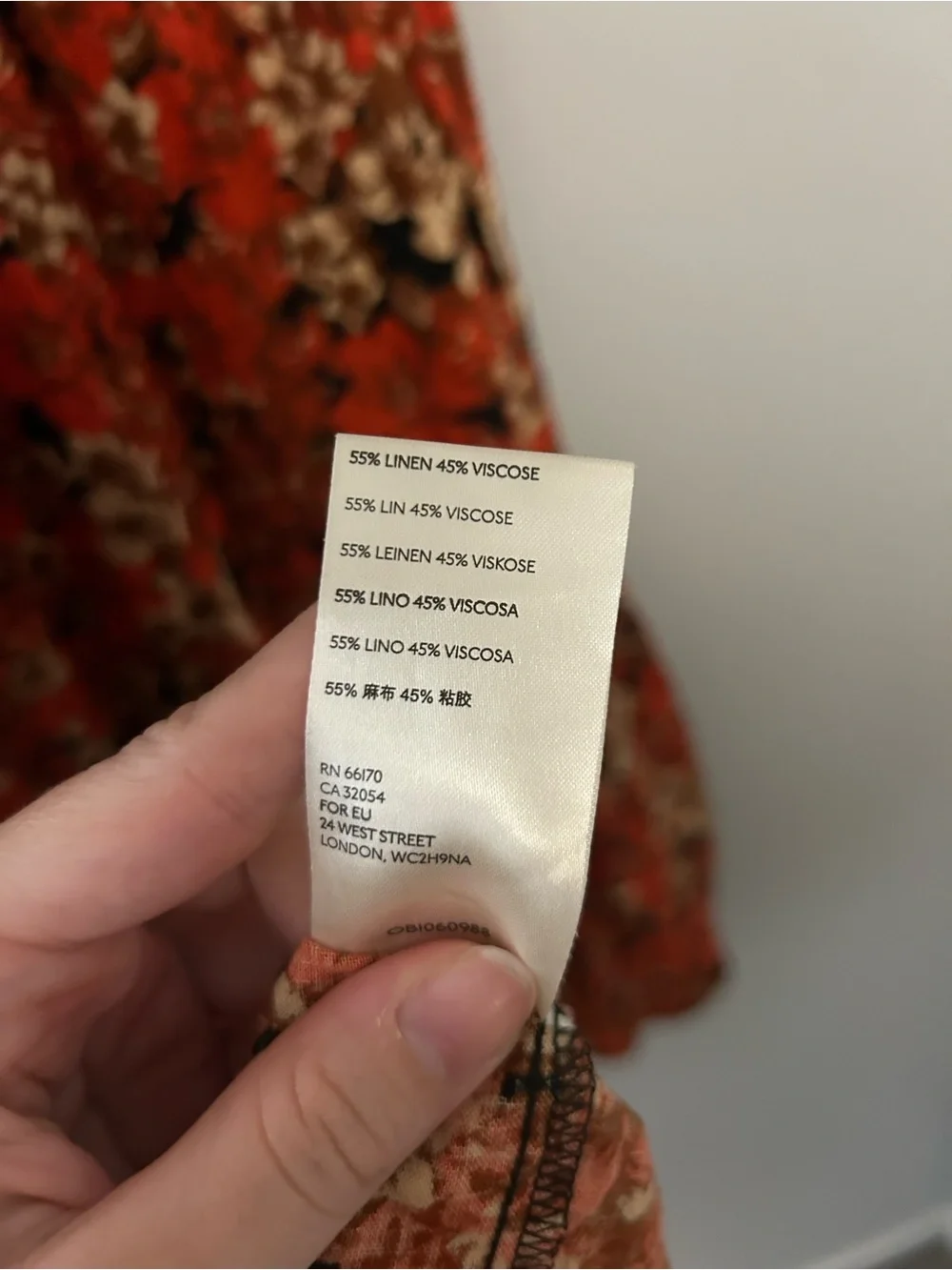 Free People Pattern Play Orange Printed Mini Dress